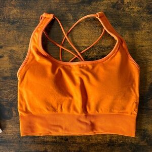 S NVGTN Burnt Orange Thrive Seamless Bra